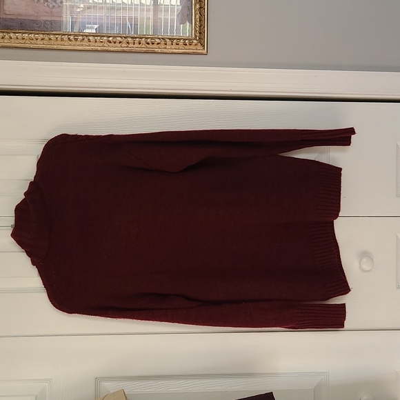 NINE WEST BRAND WOMEN'S PLUM COWL NECK SWEATER SIZE XS - Picture 3 of 13